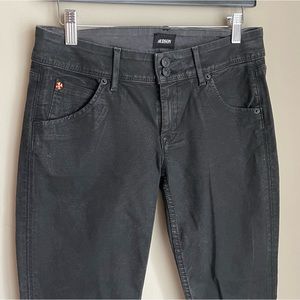 Hudson Jeans Collin Flap Skinny Jeans Black Gray Women’s Size 27 Stretch